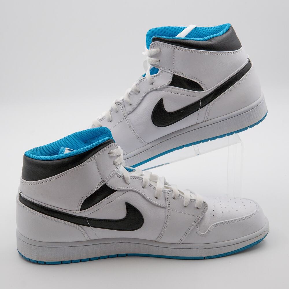 Jordan 1 Mid Laser Blue Size 15 VNDS